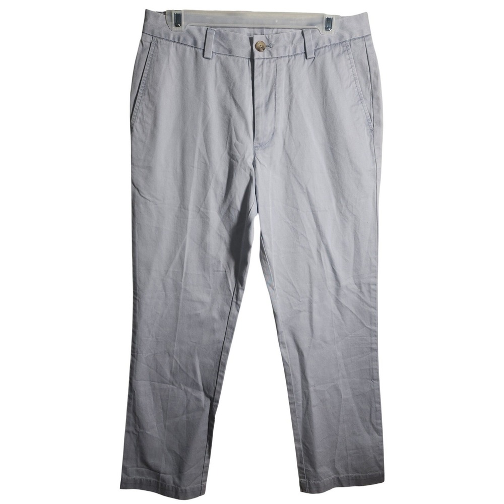 Vineyard Vines Slim Fit‎ Breaker Pants Light Blue Cotton Size 30x30
